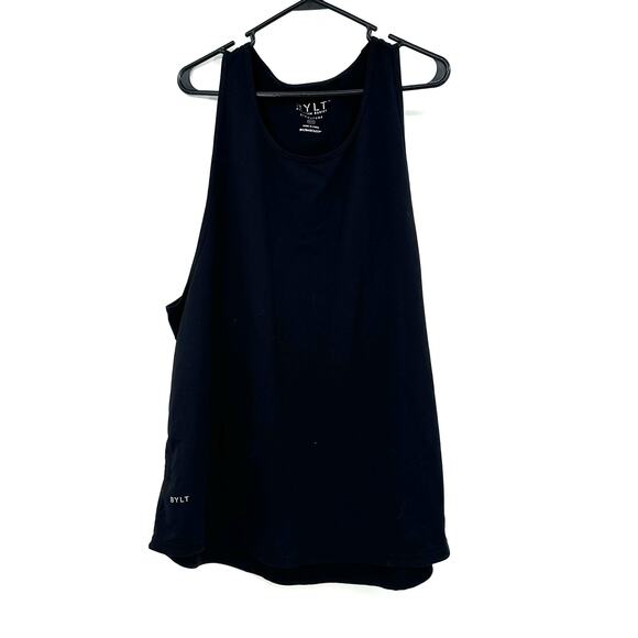 BYLT Size‎ XXL Sleeveless Crewneck Tank Top Black Premium Basics Athletic Shirt - Picture 1 of 5